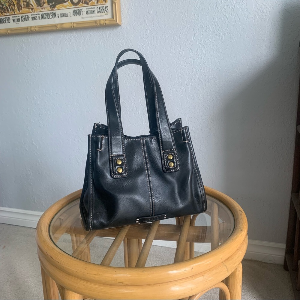 90s Vintage Black Nine&Co. Mini Bag